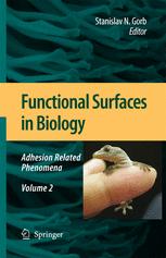 Functional Surfaces In Biology Adhesion Related Phenomena Volume 2 1st Edition Stanislav Gorb Auth
