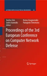 Proceedings Of The 3rd European Conference On Computer Network Defense 1st Edition Michael Valkering