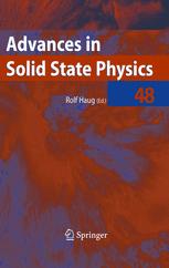 Advances In Solid State Physics 1st Edition Margit Zacharias