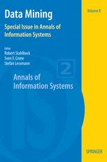 Data Mining Special Issue In Annals Of Information Systems 1st Edition Robert Stahlbock