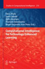 Computational Intelligence For Technology Enhanced Learning 1st Edition Urszula Markowskakaczmar
