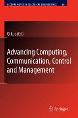 Advancing Computing Communication Control And Management 1st Edition Liang Jun