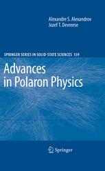 Advances In Polaron Physics 1st Edition Alexandre S Alexandrov