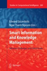 Smart Information And Knowledge Management Advances Challenges And Critical Issues 1st Edition Martin Drozda