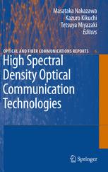High Spectral Density Optical Communication Technologies 1st Edition Takeshi Kamiya