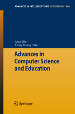 Advances In Computer Science And Education 1st Edition Gang Chen Auth