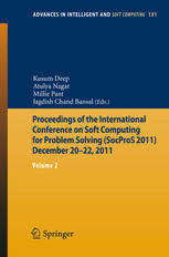 Proceedings Of The International Conference On Soft Computing For Problem Solving Socpros 2011 December 2022 2011 Volume 2 1st Edition Lavika Goel