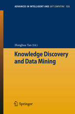 Knowledge Discovery And Data Mining 1st Edition Xiao Li Wang