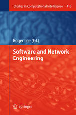 Software And Network Engineering 1st Edition Yuya Yokoyama Teruhisa Hochin