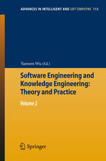 Software Engineering And Knowledge Engineering Theory And Practice Volume 2 1st Edition Lingxia Liu Auth