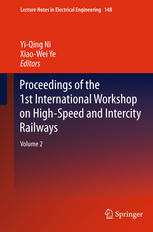 Proceedings Of The 1st International Workshop On Highspeed And Intercity Railways Volume 2 1st Edition Wenzheng Liu