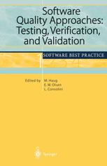 Software Quality Approaches Testing Verification And Validation Software Best Practice 1 1st Edition Michael Haug