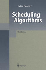 Scheduling Algorithms Prof Dr Peter Brucker Auth