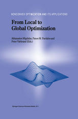 From Local To Global Optimization 1st Edition A T Phillips