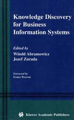 Knowledge Discovery For Business Information Systems 1st Edition Witold Abramowicz