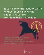 Software Quality And Software Testing In Internet Times 1st Edition Jens Lehmbach