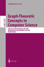 Graphtheoretic Concepts In Computer Science 28th International Workshop Wg 2002 Esk Krumlov Czech Republic June 1315 2002 Revised Papers 1st Edition Anne Berry