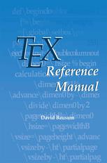 Tex Reference Manual 1st Edition David Bausum Auth