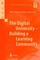 The Digital University Building A Learning Community 1st Edition Reza Hazemi