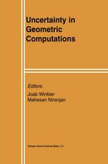 Uncertainty In Geometric Computations 1st Edition Adrian Bowyer