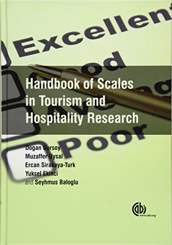 Handbook Of Scales In Tourism And Hospitality Research Dogan Gursoy