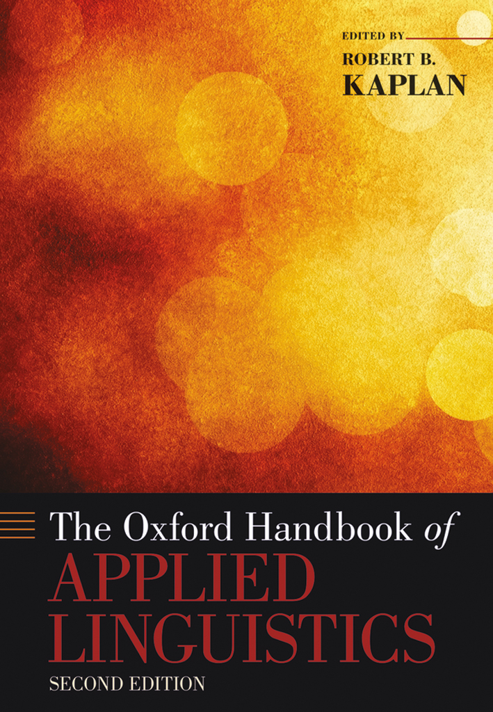 The Oxford Handbook Of Applied Linguistics Second Edition 2 Online Robert B Kaplan
