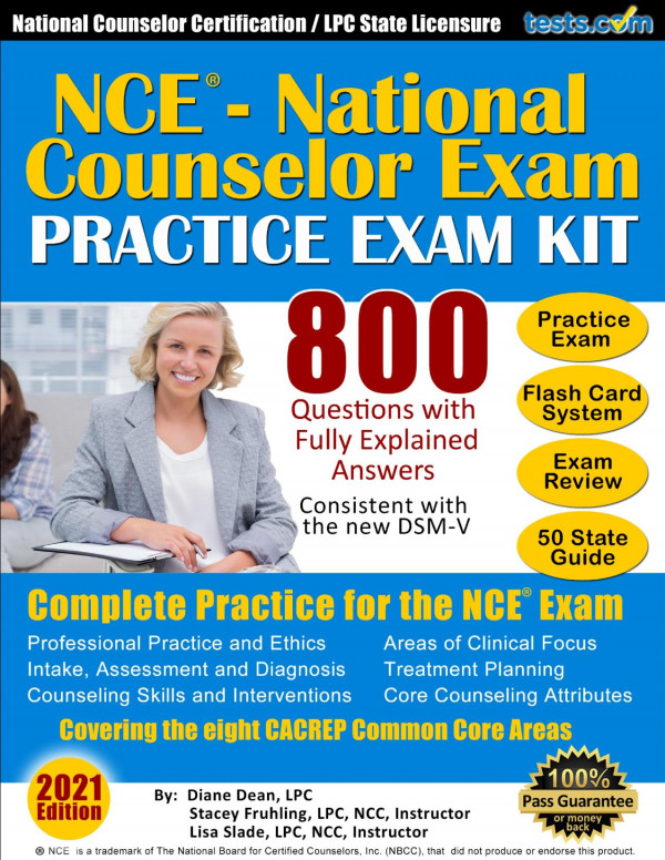 Nce National Counselor Exam Practice Exam Kit Diane Dean