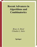Recent Advances In Algorithms And Combinatorics 1st Edition M H De Carvalho