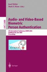 Audio And Videobased Biometric Person Authentication 4th International Conference Avbpa 2003 Guildford Uk June 911 2003 Proceedings 1st Edition An Rajagopalan