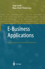 Ebusiness Applications Technologies For Tommorows Solutions 1st Edition Jorge Gasós