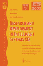 Research And Development In Intelligent Systems Xix Proceedings Of Es2002 The Twentysecond Sgai International Conference On Knowledge Based Systems And Applied Artificial Intelligence 1st Edition Maarja A Kruusmaa