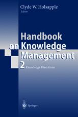 Handbook On Knowledge Management Knowledge Directions 1st Edition Eric Tsui Auth