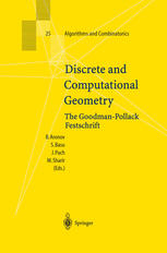 Discrete And Computational Geometry The Goodmanpollack Festschrift 1st Edition Pankaj K Agarwal