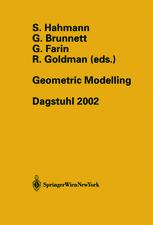 Geometric Modelling Dagstuhl 2002 1st Edition Gudrun Albrecht Auth