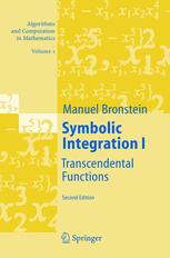 Symbolic Integration I Transcendental Functions 2nd Edition Manuel Bronstein Auth