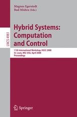 Hybrid Systems Computation And Control 11th International Workshop Hscc 2008 St Louis Mo Usa April 2224 2008 Proceedings 1st Edition Alessandro Abate
