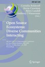 Open Source Ecosystems Diverse Communities Interacting 5th Ifip Wg 213 International Conference On Open Source Systems Oss 2009 Skvde Sweden June 36 2009 Proceedings 1st Edition Stormy Peters Auth