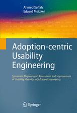 Adoptioncentric Usability Engineering 1st Edition Ahmed Seffah