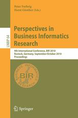 Perspectives In Business Informatics Research 9th International Conference Bir 2010 Rostock Germany September 29october 1 2010 Proceedings 1st Edition Christian Mrtin