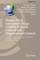 Human Work Interaction Design Usability In Social Cultural And Organizational Contexts Second Ifip Wg 136 Conference Hwid 2009 Pune India October 78 2009 Revised Selected Papers 1st Edition Torkil Clemmensen