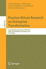 Practicedriven Research On Enterprise Transformation Second Working Conference Pret 2010 Delft The Netherlands November 11 2010 Proceedings 1st Edition Gerrit Lahrmann