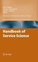 Handbook Of Service Science 1st Edition Paul P Maglio Cheryl A Kieliszewski