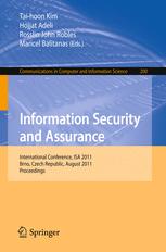 Information Security And Assurance International Conference Isa 2011 Brno Czech Republic August 1517 2011 Proceedings 1st Edition Bilal Khan