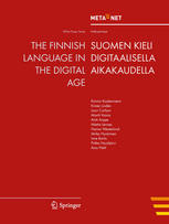 The Finnish Language In The Digital Age 1st Edition Georg Rehm
