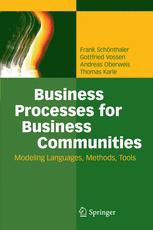 Business Processes For Business Communities Modeling Languages Methods Tools 1st Edition Frank Schnthaler