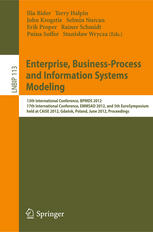 Enterprise Businessprocess And Information Systems Modeling 13th International Conference Bpmds 2012 17th International Conference Emmsad 2012 And 5th Eurosymposium Held At Caise 2012 Gdask Poland June 2526 2012 Proceedings 1st Edition Rainer Schmidt Auth