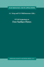 Iutam Symposium On Free Surface Flows Proceedings Of The Iutam Symposium Held In Birmingham United Kingdom 1014 July 2000 1st Edition J R Blake Auth