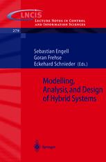 Modelling Analysis And Design Of Hybrid Systems 1st Edition Jan Lunze Auth
