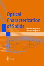 Optical Characterization Of Solids 1st Edition Professor Daniela Dragoman