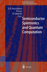 Semiconductor Spintronics And Quantum Computation 1st Edition Hideo Ohno Auth